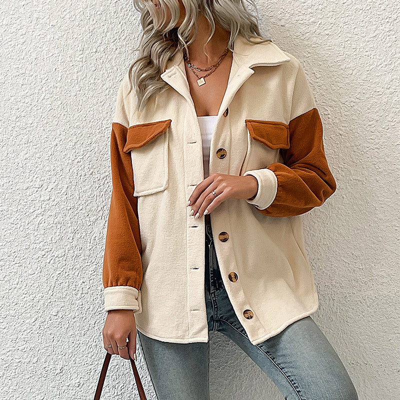 Women's Teddy Jacket in Beige, view 4