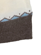 Crew Neck Fair Isle Yoke Knit Jumper