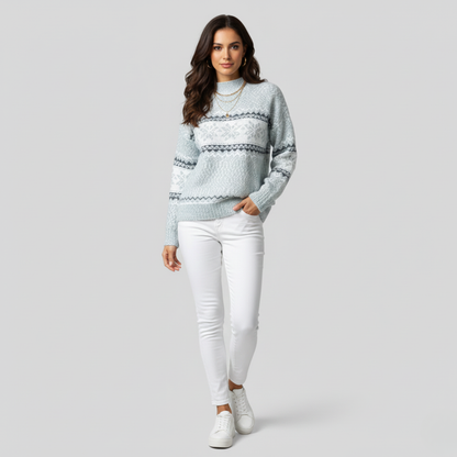 Women's Fair Isle Snowflake Jumper
