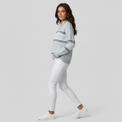 Women's Fair Isle Snowflake Jumper