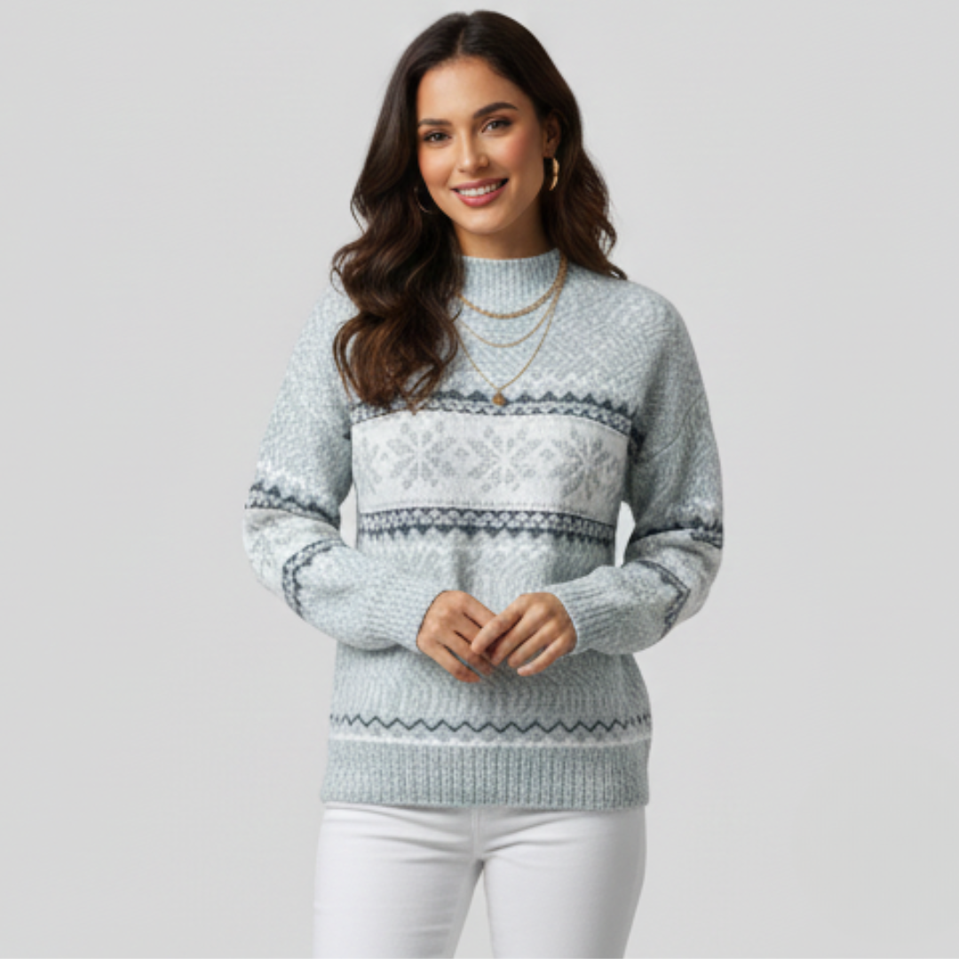 Women's Fair Isle Snowflake Jumper