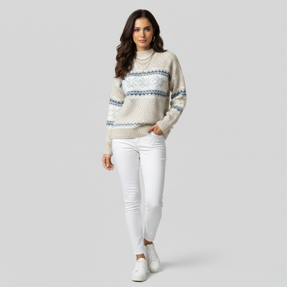 Women's Fair Isle Snowflake Jumper