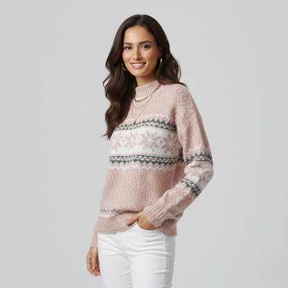 Women's Fair Isle Snowflake Jumper