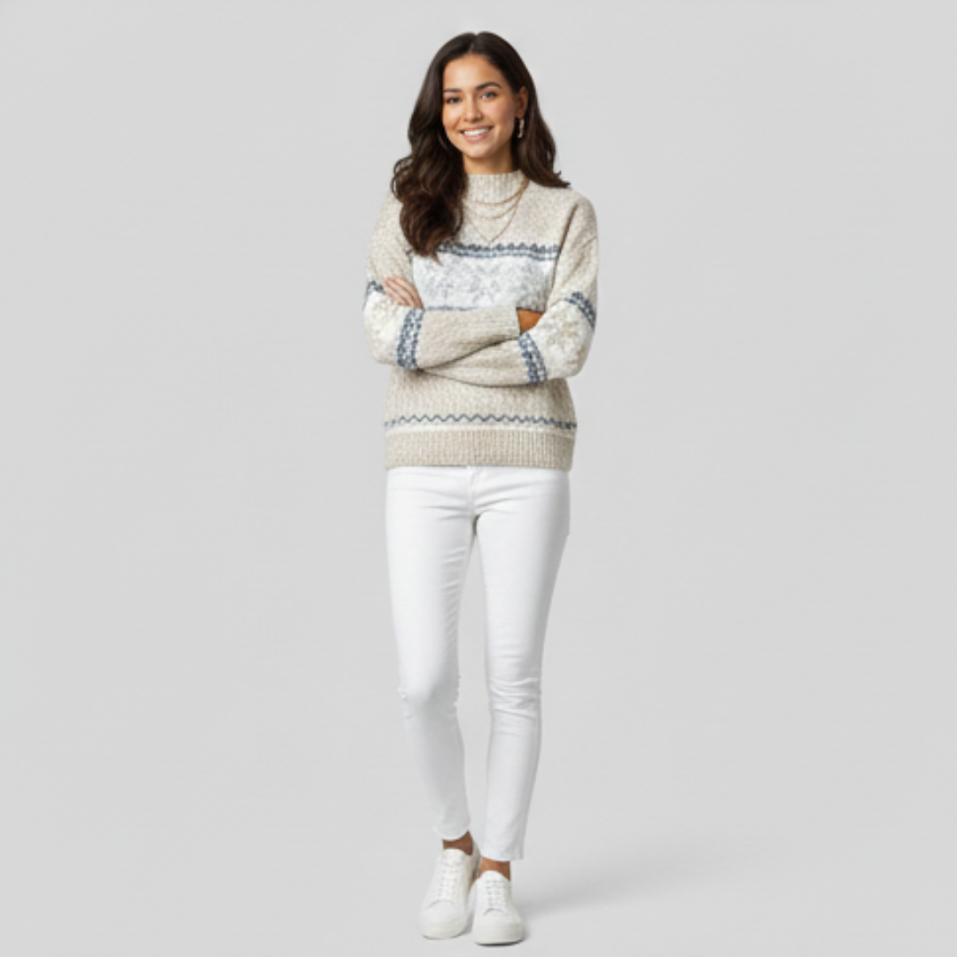 Women's Fair Isle Snowflake Jumper