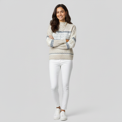 Women's Fair Isle Snowflake Jumper