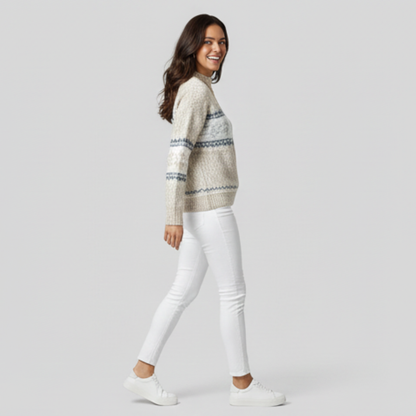 Women's Fair Isle Snowflake Jumper