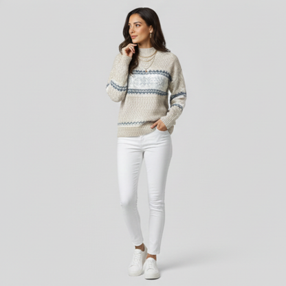 Women's Fair Isle Snowflake Jumper