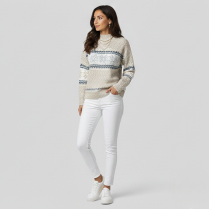 Women's Fair Isle Snowflake Jumper