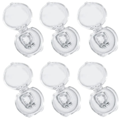 1/2/4PCS Silicone Magnetic Anti Snore Stop Snoring Nose Clip Easy Breathe Improve Sleep Aid Apnea Guard Night Device With Case - AliExpress 66