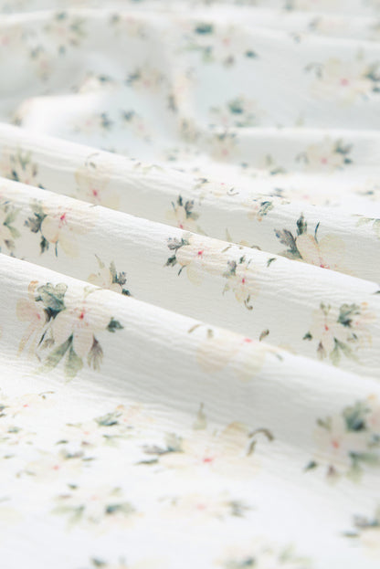 Women's White Floral Summer Maxi Dress