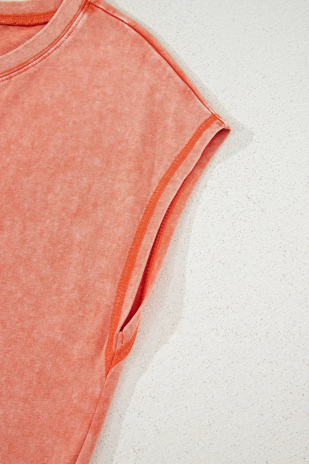T-shirt Maxi Dress with Side Slits and Pockets