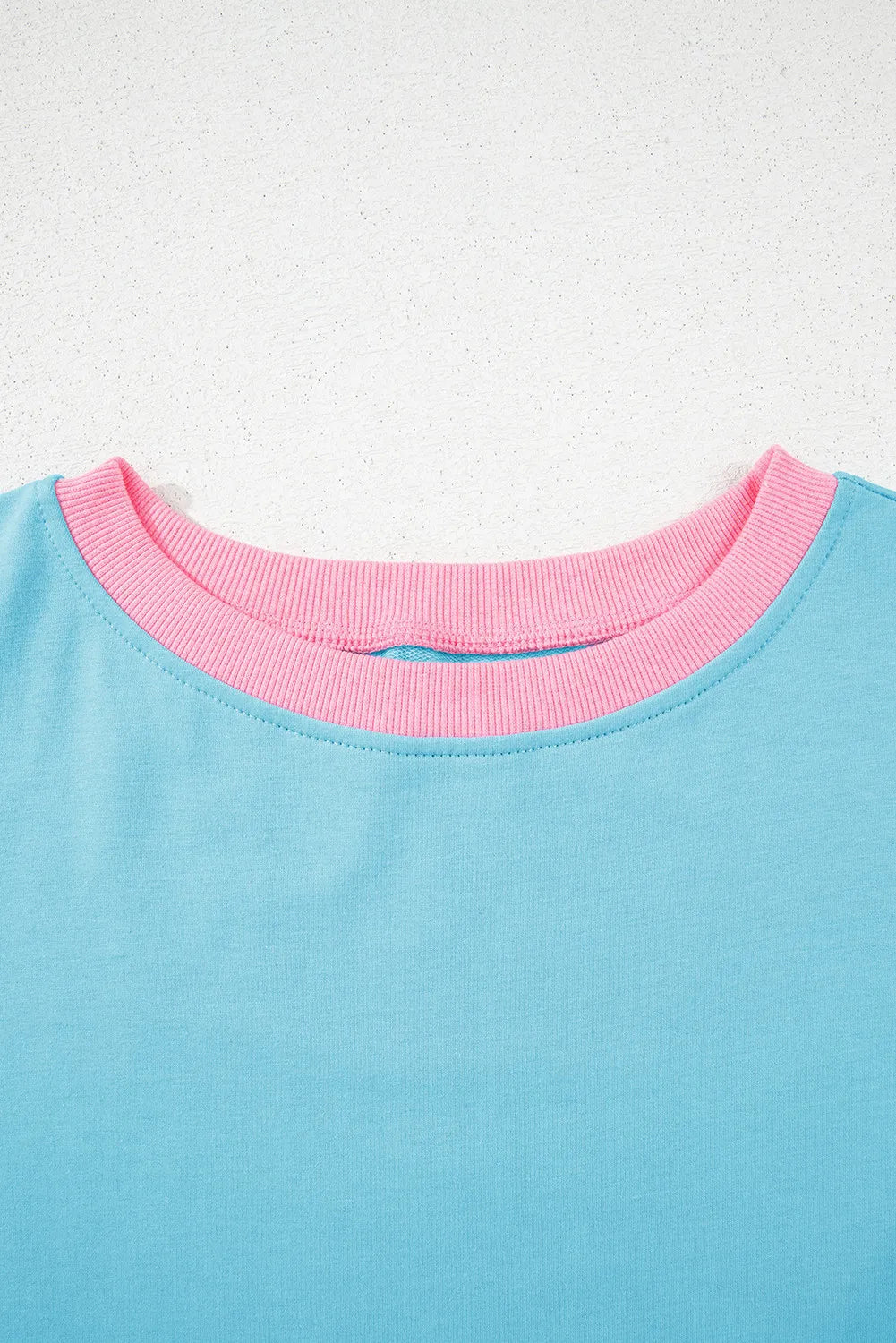 Colourblock Co-ord Set with Drop Shoulder Top and Skort