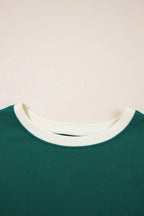 Colourblock Co-ord Set with Drop Shoulder Top and Skort