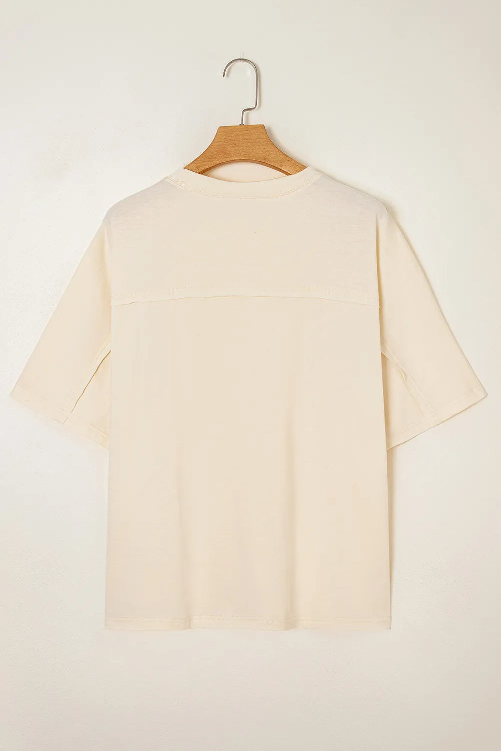 Apricot Floral Patch Loose Fit T-Shirt