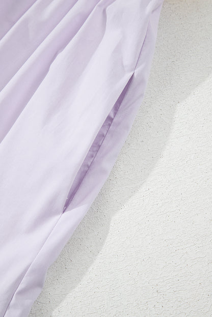 Women's Multicolour Self-tie Straps Summer Maxi Dress