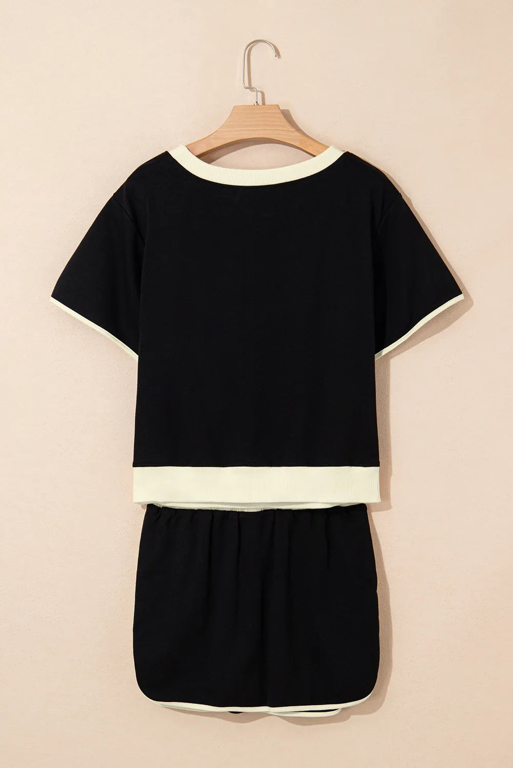 Colourblock Co-ord Set with Drop Shoulder Top and Skort