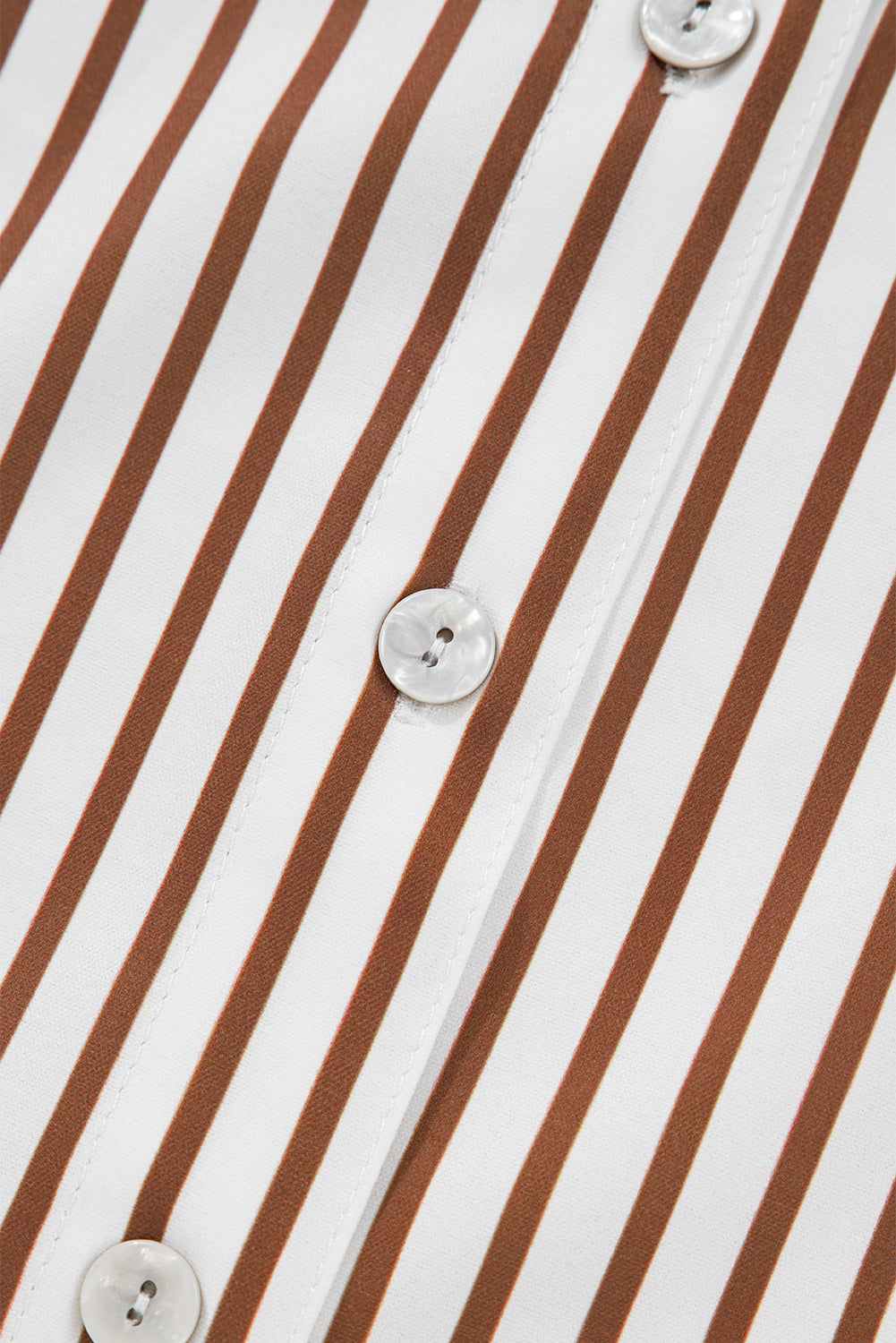 Women's Brown Stripe Summer Maxi Dress
