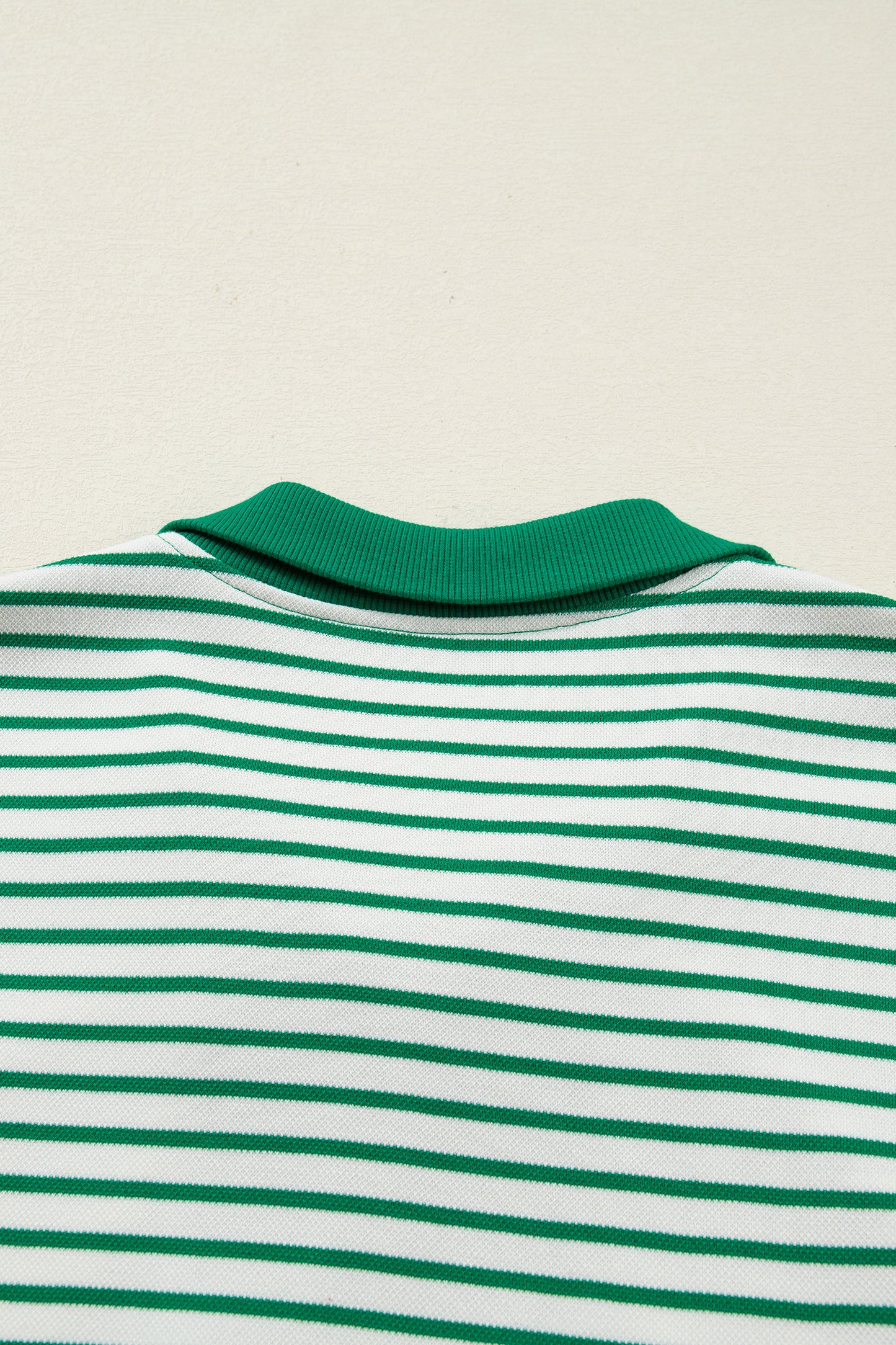 Women's Green Stripe Summer Mini Dress with Pockets
