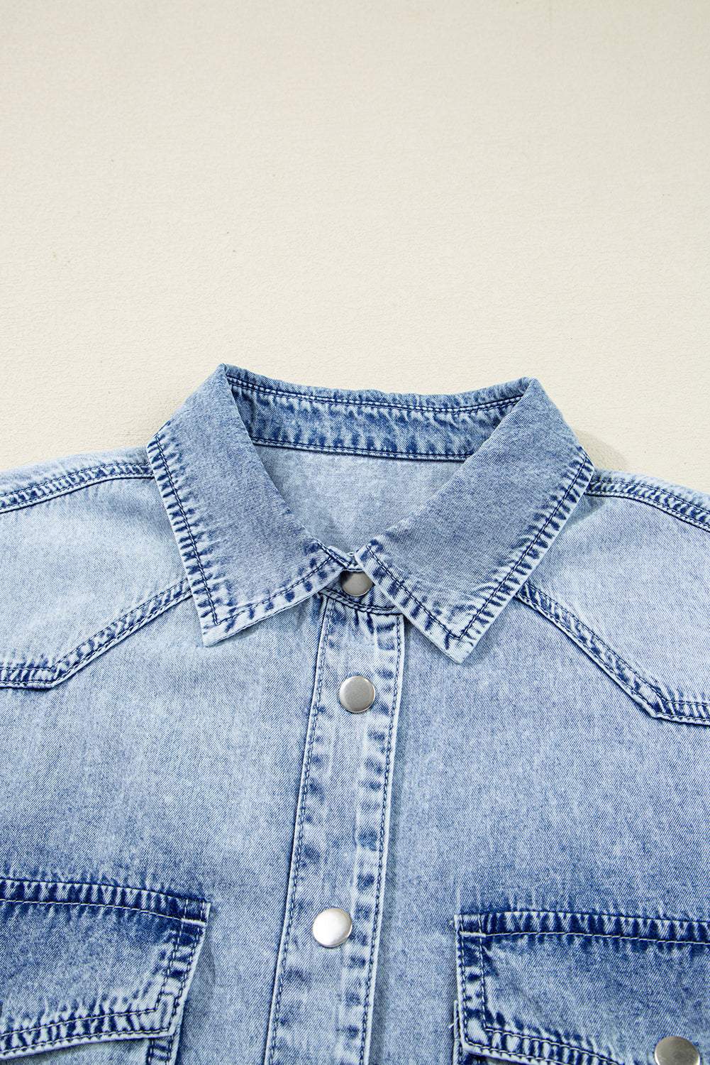 Women's Blue Denim Summer Mini Dress