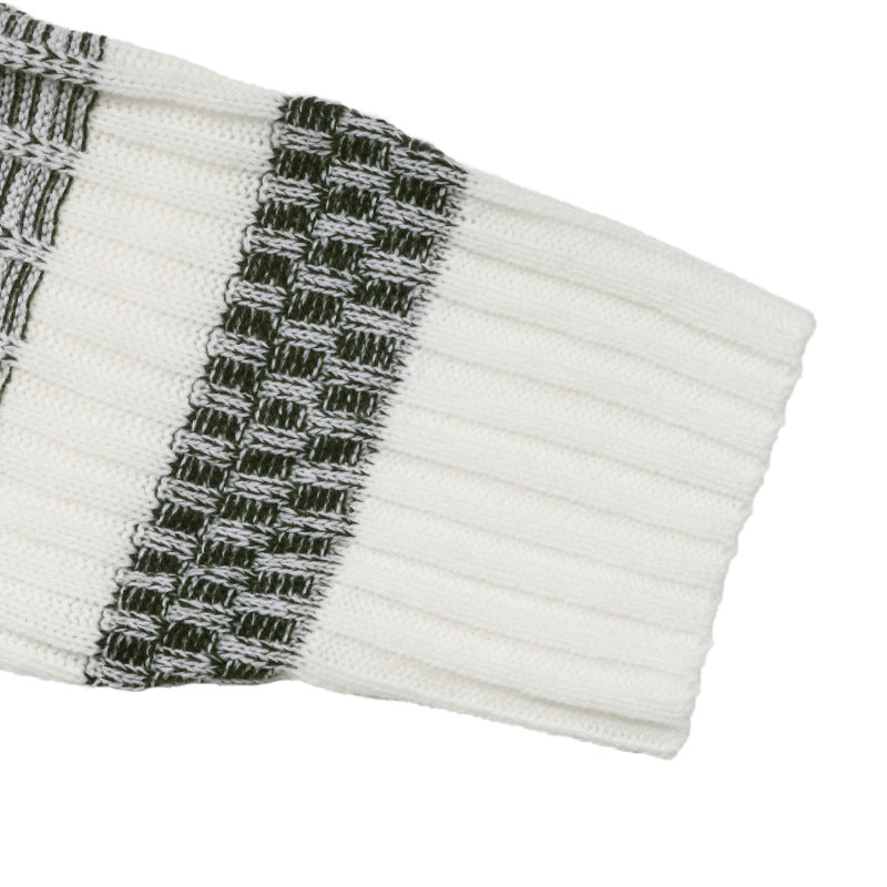 Women's Block Stripe Jumper in Multicolor, view 8
