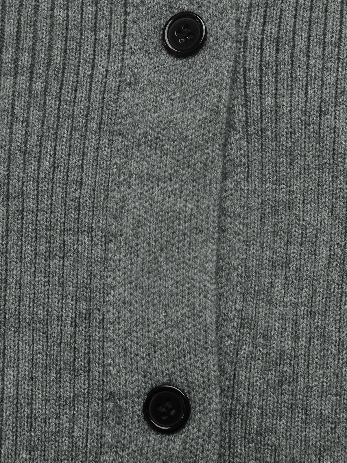 Women's Button Neck Jumper in Grey, view 8