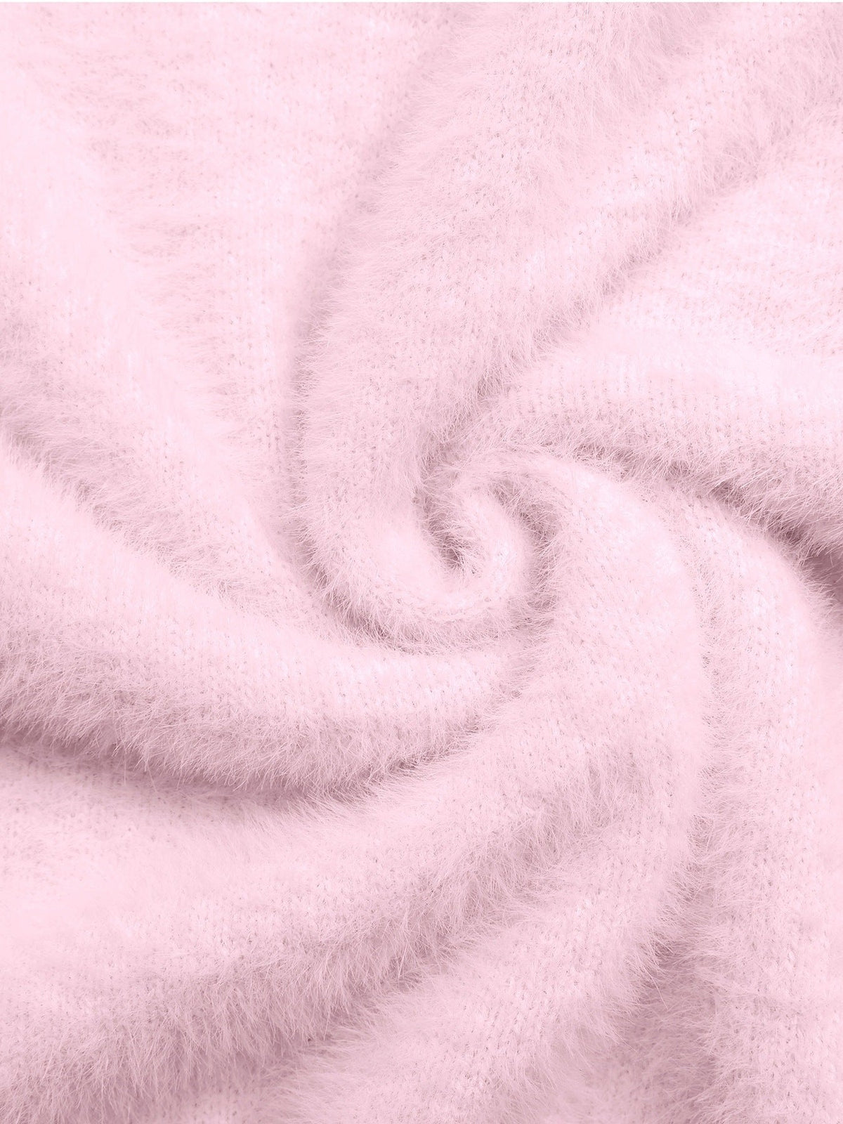 Women's Fluffy Jumper in Pink, view 11