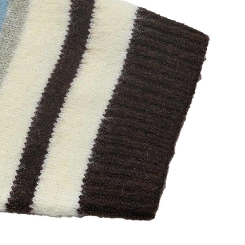 Women's Striped Cardigan in Multicolor, view 9