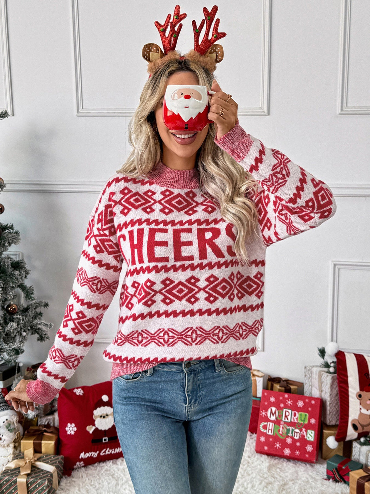 Women's Cheer Jumper in Multicolor